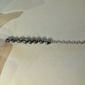 Baroque Black Tahitian Pearl bracelet